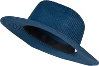 styleBREAKER Damen Panama Sonnenhut, Strohhut, Schlapphut, Faltbarer Knautschhut, Sommerhut, Fedora Hut 04025041