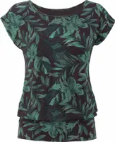 LASCANA Longshirt schwarz-grün Größe 44/46