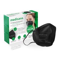 medisana RM 100 FFP2 Maske - 10 Stück - schwarz