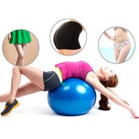 Gymnastický míč Anti-Burst Sport Balance Yoga Ball s pumpou pro Pilates Birth Fitness Gym Workout Training Fyzioterapie Fitness Yoga Ball 25cm, modrý