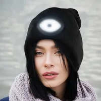 Strickmütze »Beanie« mit LED