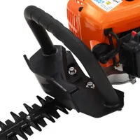 vidaXL Benzin-Heckenschere Orange und Schwarz 722 mm
