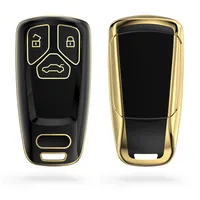 kwmobile Autoschlüssel Silikon Hülle kompatibel mit BMW 3-Tasten Funk  Autoschlüssel (nur Keyless Go) - Schlüsselhülle in Schwarz