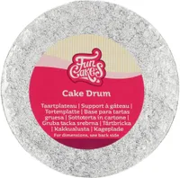 FunCakes Tortenplatte Cake Drum Rund Ø 15 cm silber
