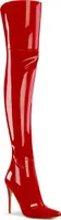 COURTLY-3012 Damen Boots von Pleaser, Rot  , EU 44, US 14