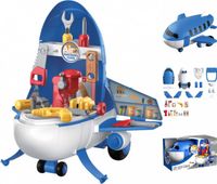 Polizei Luna Flugzeug Kinder Spielzeug mit Funktion mit Fahrzeugen und Spielfigur 
