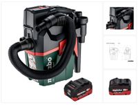 Metabo AS 18 L PC Compact Akku Sauger 18 V 6 l IPX4 Staubklasse L Nass und Trocken + 1x Akku 10,0 Ah - ohne Ladegerät