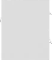 vidaXL Szafka podumywalkowa biała 60x38,5x48 cm materiał drewnopochodny