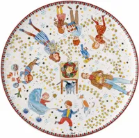 Hutschenreuther Collection 2024 talíř na sušenky 28 cm vánoční osvětlení 02471-727474-12784