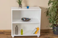 Massivholz Regal weiß lackiert