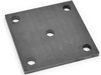 Ankerplatte Stahl 120 x 120 x 8 gelocht