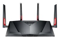 ASUS DSL-AC88U bezdrátový router Gigabit Ethernet Dvoupásmový (2,4 GHz / 5 GHz) Černá, Červená