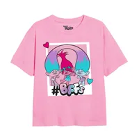 Trolls - "Bff Polaroid" T-Shirt für Mädchen TV2456 (116) (Hellrosa)