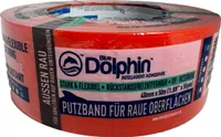 Putzband Abdeckband für raue Oberflächen, UV-beständig, Orange, 48 mm x 50 m