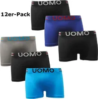 Garcia Pescara Herren Uomo Boxershorts Seamless S22 12er Pack Größe XL/XXL Boxers aus Polyamid