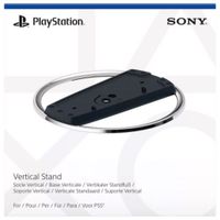 Vertikaler Standfuß für PlayStation 5 Slim, Schwarz / Chrom