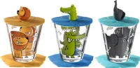 Leonardo Kindertrinkset BAMBINI 9-teilig Löwe/Krokodil/Elefant, 034804