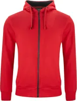 Clique - "Classic" Hoodie mit durchgehendem Reißverschluss für Herren UB169 (S) (Rot)