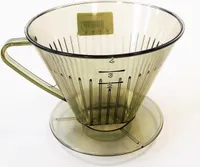 Schulz Kaffeefilterhalter / Kaffee Filterhalter - Polystyrol Kunststoff - topas
