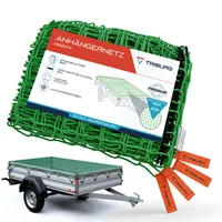 XPOtool Anhängernetz 3x3m Gepäcknetz Ladungssicherung für Anhänger