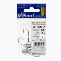 Dragon V-Point Speed Jig-Kopf 10g 3St. schwarz PDF-521-100-010