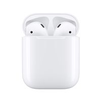 Apple AirPods 2. generácie, biele bezdrôtové slúchadlá s nabíjacím puzdrom MagSafe (Lightning) - MV7N2RU/A