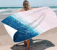 Strandtuch Strandtuch Mikrofaser Saunatuch Handtuch Groß 160x80cm sandfreie, schnell trocknende leichte Stranddecke