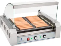 Royal Catering Hot Dog Grill - 11 Rollen - Teflon