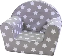 Kindersessel - Grey white stars