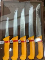 Metzgermesser 5-tlg. Set Fleischmesser Schlachtermesser