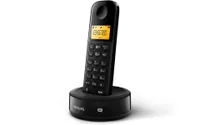 Philips Schnurloses Telefon - D1651B/01 - DECT telefon - Haustelefon - Festnetzanschluss - Anrufbeantworter - Schwarz