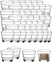 48er Set Teelichtgläser hoch -  Germany - Teelichthalter aus Glas