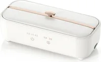 OKWISH Ultraschallreiniger Ultraschallreinigungsgerät Ultraschallgerät 350ml Ultraschallbad Ultrasonic Cleaner 48 000 Hz für Brillen Schmuck Uhr
