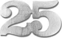 Jubilaeumszahlen 25 silber