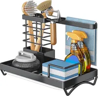 Heikoeco® Spülbecken Organizer, Küchen Organizer, Spülbecken mit Abtropfschale, Abnehmbare Trennwände, Organizer Küche, Küchenorganizer