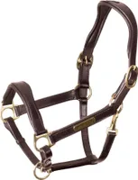 Velociti - Pferdehalfter "Rapida", Leder ER2098 (Pony) (Braun)