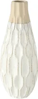 Vase Melanie - Natur-Look - Steingut - H35 x Ø13 cm