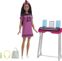Barbie „Bühne Frei für große Träume" Brooklyn Puppe und Musikstudio-Spielset