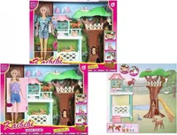 Tierarztpuppe mit Tieren 29cm