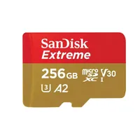 SanDisk Extreme microSD Karte für mobiles Gaming 256 GB 256 GB Red Gold Neu