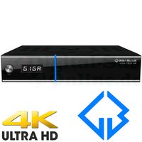 GigaBlue UHD Trio 4K DVB-S2X + DVB-T2/C Combo + 1TB HDD intern