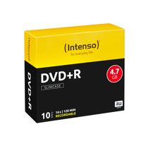 Intenso DVD+R 4,7 GB 16x Speed - 10stk Slim Case