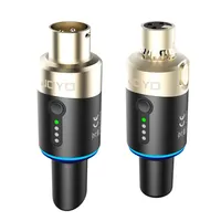 JOYO MW-1 Drahtloses Mikrofon-Sender- und Empfängersystem, wiederaufladbar