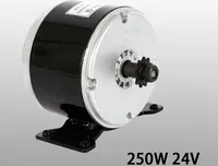 250W 24V elektrický kartáčový motor pro DIY elektrický skútr Go-Kart E-Scooter 2750RPM DC