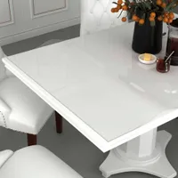 vidaXL Stolová fólia Transparent 180x90 cm 2 mm PVC