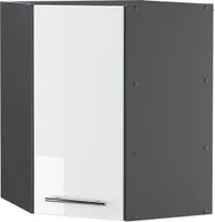 Vicco Przewoźnik Fame-Line, 57 cm, Biały wysoki połysk/Antracyt