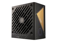 Cooler Master V750 Gold i Netzteil 750 W 24-pin ATX ATX Schwarz  COOLER MASTER Zweck: PC, Gesamtleistung: 750 W, AC Eingangsspannung: 100 - 240 V, Motherboard Anschlussstecker: 24-pin ATX, Anzahl Molex Anschlüsse 4pin: 4, Stromversorgungseinheit (PSU) Formfaktor: ATX, 80 Plus Zertifizierung: 80 PLUS Gold