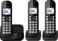 Panasonic KX-TGC463GB, schwarz - Telefon - Anrufbeantworter