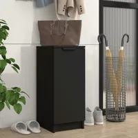 vidaXL Skriňa na topánky čierna 30x35x70 cm Materiál drevo