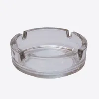 Glas Aschenbecher rund 10 cm - 6 Stück 